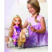 Papusa Toddle Rapunzel si calul Maximus