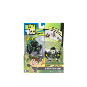 BEN 10 Pachet cu 2 figurine de lupta Cap de Diamant si Ghiulea