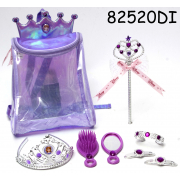 Rucsac cu accesorii pentru par (8 piese)  - Sofia intai