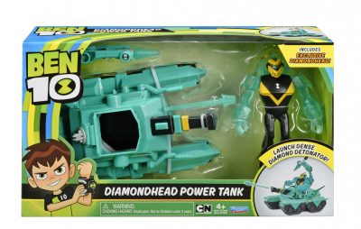 BEN 10 Vehicul extraterestru cu figurina Cap de Diamant
