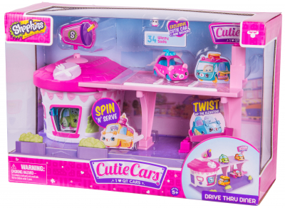CUTIE CARS, playset restaurant drive in