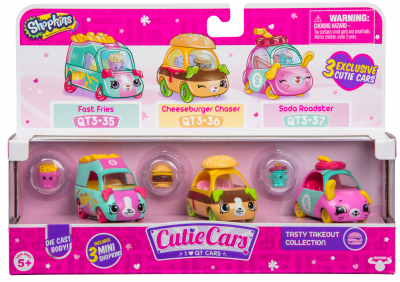 Cutie CARS S3 Pachet 3 masinute TASTY TAKEOUT