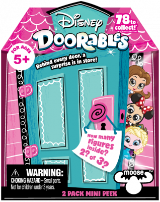 Doorables S1 pachet 2 figurine cu surpriza contine: 2 sau 3 figurine, ghidul colectionarului