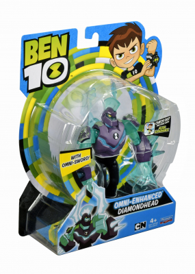 Figurine Ben 10 12cm Cap de diamant Omni-adaptat