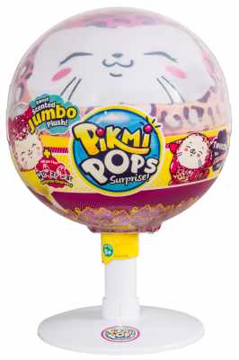 PIKMI POPS Pachet surpriza cu 1 personaj King Size, plus parfumat - Streatchy Cat