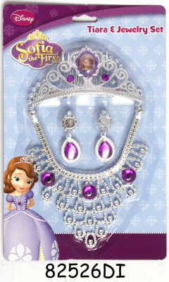 Set diadema si bijuterii (4 piese) - Sofia intai