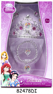 Set diadema si bijuterii - Printesele Disney