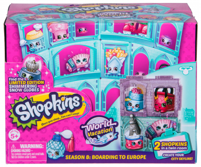 Shopkins, pachet 2 figurine, colectia Europa